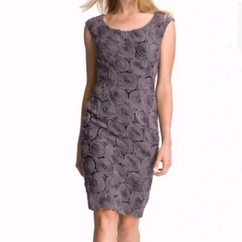 Elegant Gray Sleeveless Dress - Picture 10 of 11